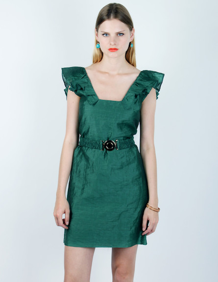שמלה ירוקה (צילום: סטודיו רון קדמי)