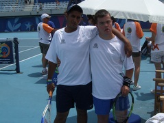 אלעד גוונדשניידר וקונבר (המרכז לטניס בישראל) (צילום: מערכת ONE)