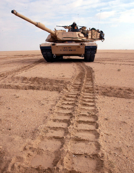 טנק אמריקני M1A2אברמס (צילום: Scott Nelson, GettyImages IL)