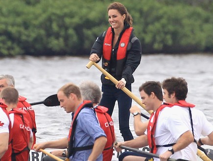 קייט מידלטון חותרת (צילום: Chris Jackson, GettyImages IL)