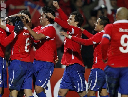 שחקני נבחרת צ´ילה. יופתעו מול ונצואלה? (רויטרס) (צילום: מערכת ONE)