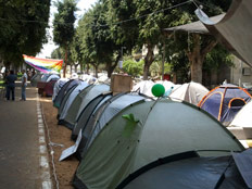האוהלים ימשיכו להיות ברחובות (צילום: עזרי עמרם, חדשות 2)