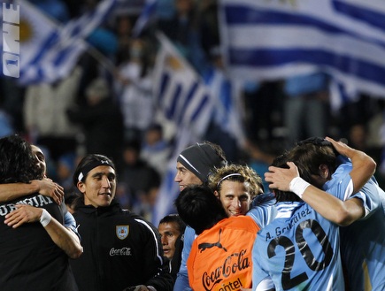 אורוגוואי בגמר הקופה אמריקה (רויטרס) (צילום: מערכת ONE)
