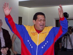 הוגו צ´אבס מעודד את ונצואלה. איך ייגמר המשחק על מקומות 4-3? (רויטר (צילום: מערכת ONE)