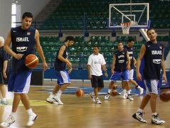 אימון הנבחרת (דובר איגוד הכדורסל) (צילום: מערכת ONE)