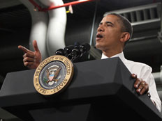 מאבטחים שובבים. הנשיא אובמה, ארכיון (צילום: AP)