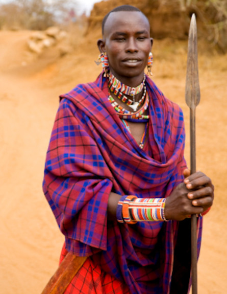בן שבט המסאי (צילום: Britta Kasholm-Tengve, Istock)