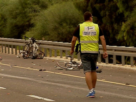 זירת התאונה, אוגוסט 2011 (צילום: חדשות 2)