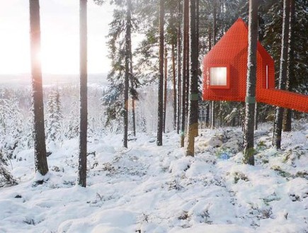 מלון על עץ בשוודיה (צילום: האתר הרשמי)