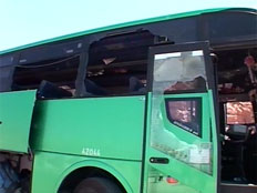 פיגוע ירי על אוטובוס, אילת (צילום: חדשות 2)
