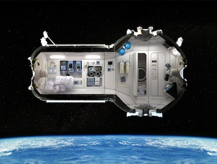 מלון בתחנת חלל (צילום: האתר הרשמי)