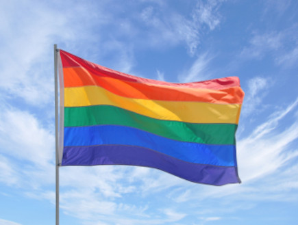 דגל גאווה מקרוב (צילום: USGirl, Istock)