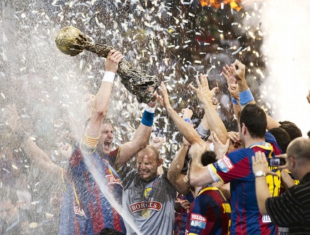 ברצלונה זוכה בליגת האלופות, גם בכדוריד (EHF) (צילום: מערכת ONE)