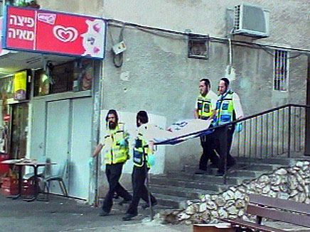 זירת הרצח בחיפה, הבוקר (צילום: חדשות 2)