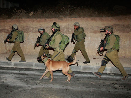 חיילי צה"ל בדרך למעצר המחבלים