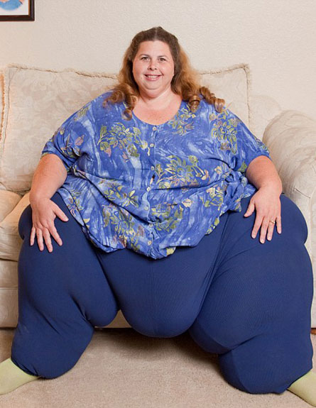 האישה הכי שמנה בעולם (צילום: ספר השיאים של גינס)