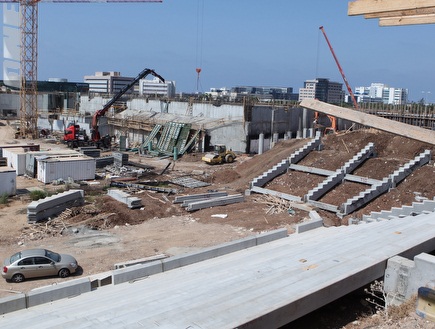 האצטדיון החדש בחיפה (עמית מצפה) (צילום: מערכת ONE)