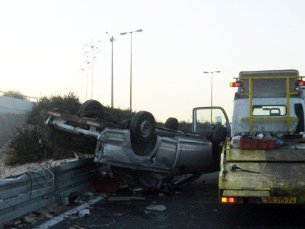 תאונה קטלנית בשומרון, ארכיון (צילום: משטרת ישראל)