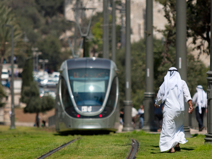 הרכבת הקלה בירושלים (צילום: חדשות2)