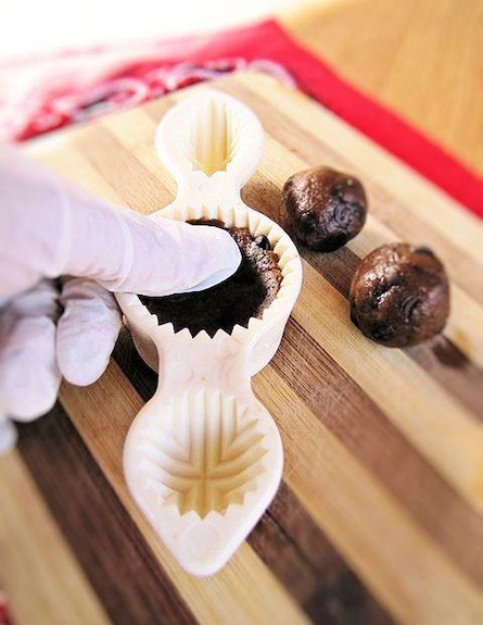 עוגיות שוקולד צ'יפס וחמאת בוטנים - מעצבים (צילום: דליה מאיר)
