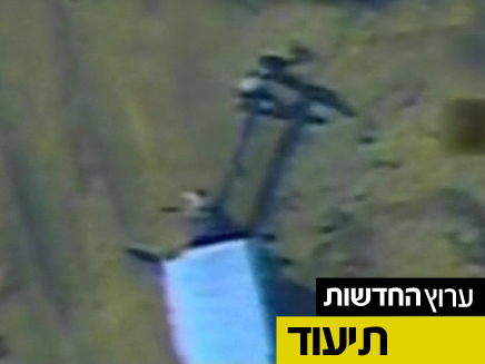 צילום חיל האויר של שיגור הרקטות לעבר ישראל (צילום: חדשות 2)