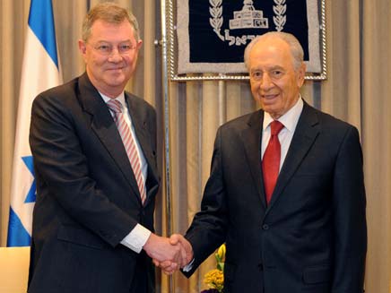 שליח האו"ם עם נשיא המדינה. ארכיון (צילום: מארק ניימן לע"מ)