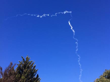 ניסוי הטיל הבליסטי, היום (צילום: עמית מימוני)