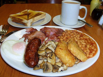 ארוחת בוקר אנגלית - ארוחות בוקר בעולם (צילום: Thank you LunaMoth16)