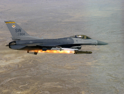 F-16CJ (צילום: ויקיפדיה)