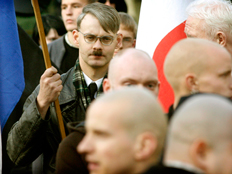 פעילים נאו נאצים בגרמניה (צילום: רויטרס)