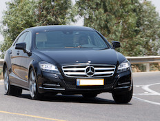 אודי A7 מרצדס CLS ב.מ.וו 5GT (צילום: נעם עופרן)