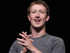מייסד ומנכ"ל פייסבוק מארק צוקרברג (וידאו WMV: Justin Sullivan, GettyImages IL)