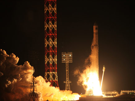 שיגור החללית הרוסית, בחודש שעבר (צילום: AP)