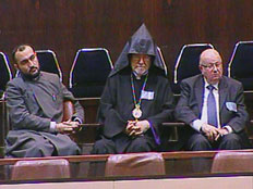נציגי הארמנים בדיון בכנסת (צילום: ערוץ הכנסת)