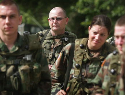 חיילי מילואים בצבא ארה"ב (צילום: Scott Olson, GettyImages IL)