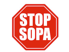 STOP SOPA (צילום: אילוסטרציה - ארכיון)