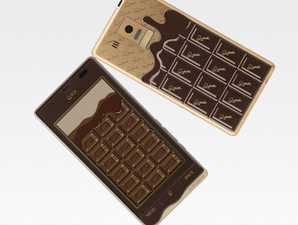 טלפון סלולרי בעיצוב שוקולד (צילום: באדיבות 