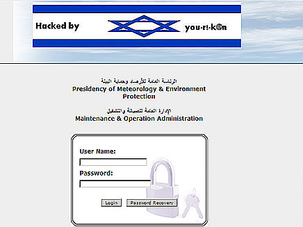 האתר הסעודי שהופל (צילום: צילום מסך)