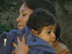עימאד הקטן ואמו (צילום: חדשות 2)