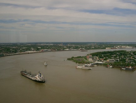 נהר מיסיסיפי מיזורי - הנהרות הארוכים בעולם (צילום: self made PRA)