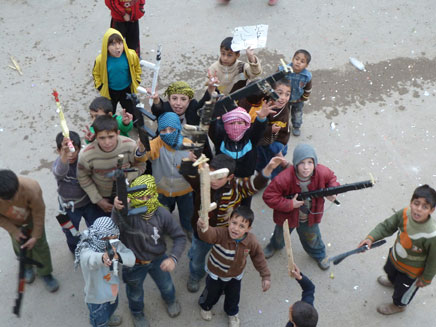 הירי על ילדים בסוריה נמשך (צילום: רויטרס)