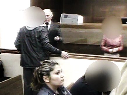 ההורים החשודים, היום בבית המשפט (צילום: חדשות 2)