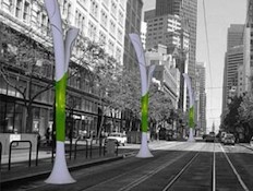 מבט לעתיד: מנורות הרחוב שנלחמות בזיהום (צילום: thedesignblog)