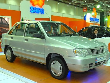 המכוניות הנמוכרות ביותר ב2011 - קיה ריו תוצרת איראן
