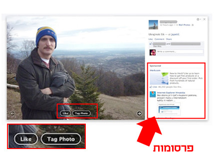 האם כך ייראה ממשק התמונות החדש של פייסבוק? (צילום: באדיבות "אנשי הפרחים בישראל", InsideFacebook)