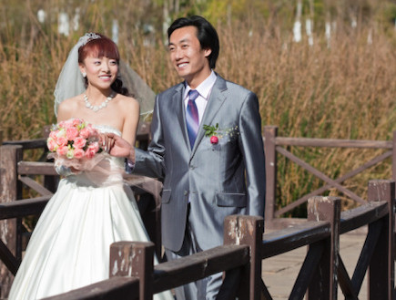 חתונה של סינים (צילום: אימג'בנק / Thinkstock)