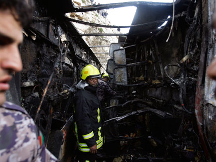 האוטובוס השרוף, היום (צילום: AP)