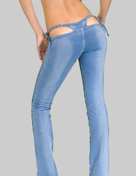 ג'ינס חוטיני (צילום: אתר www.sannas.jp)