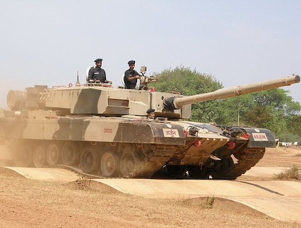 טנק בצבא הודו (צילום: Ajai Shukla, ויקיפדיה)