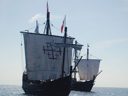 ספינתו של קולומבוס. לא היה הראשון (צילום: AP)